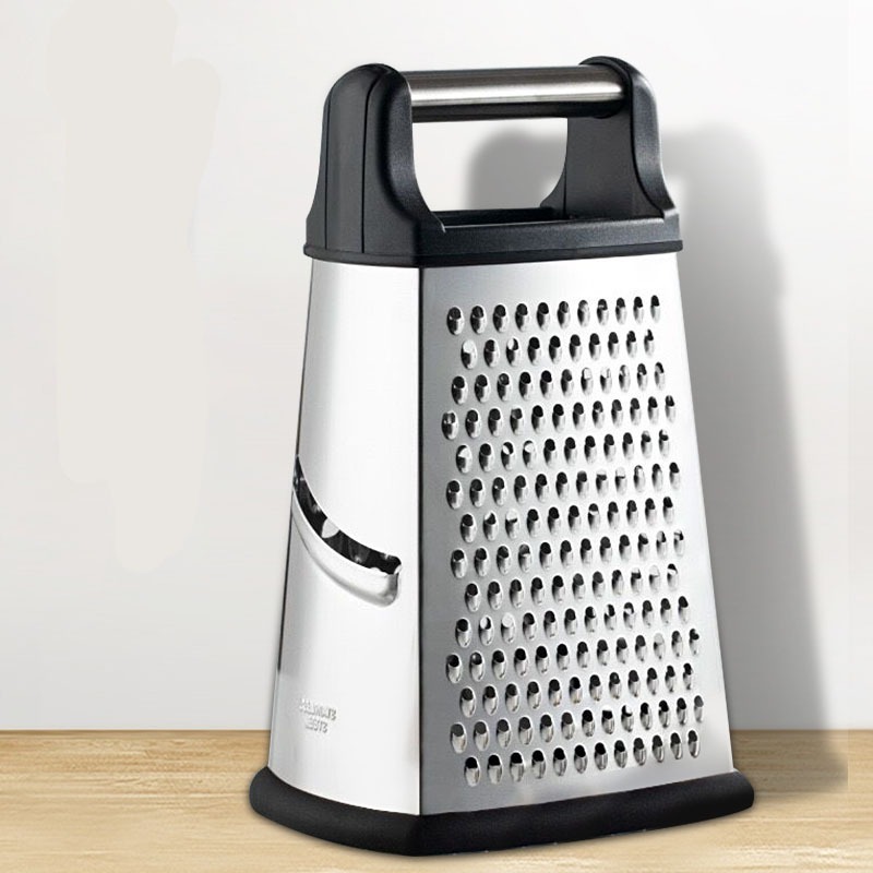 Cheese Grater Box - Paslanmaz Çelik Dört Taraflı Rende, Saklama