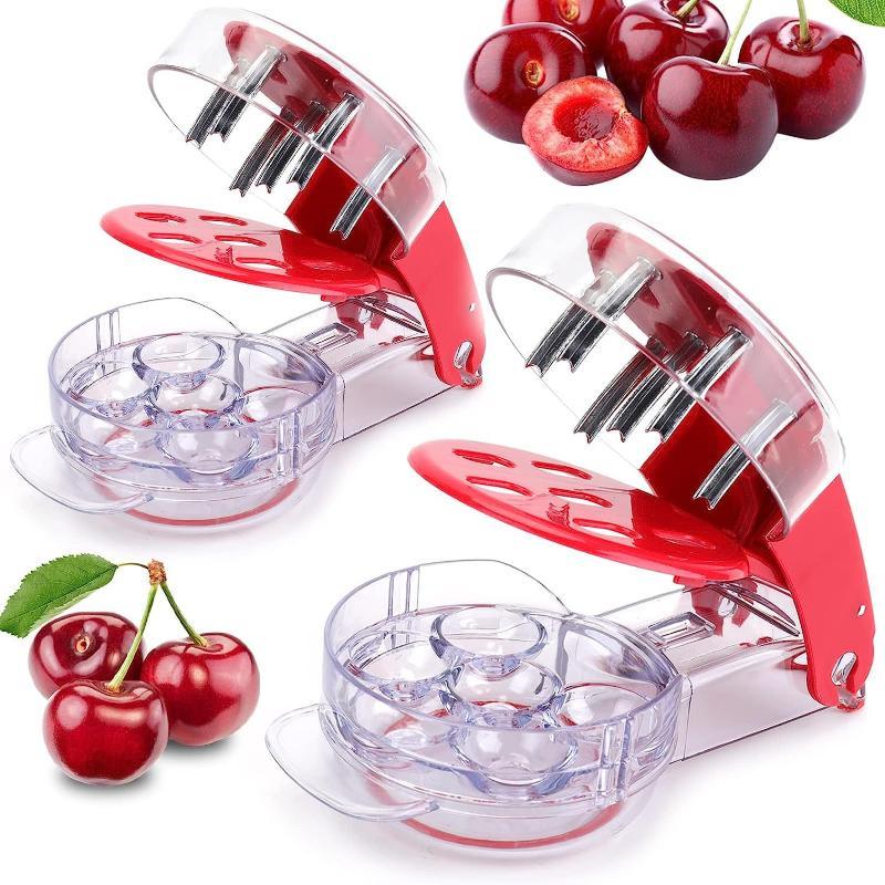 Cherry Pitter Tool - Kiraz Çekirdek Çıkarma Aleti 6 Yuvalı