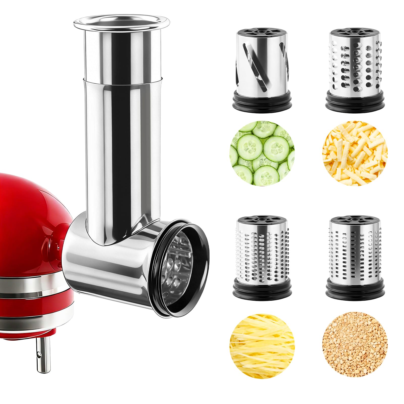 Cheese Grater Box - Paslanmaz Çelik Dilimleyici, Rendeleme Aparatı, KitchenAid