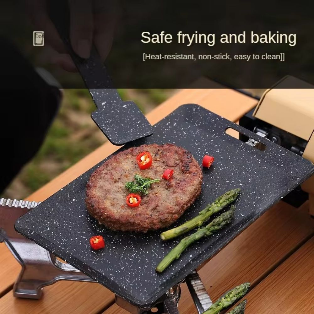 Cast Iron Skillet - F5 20*13cm Ocak Üstü Barbekü Izgara