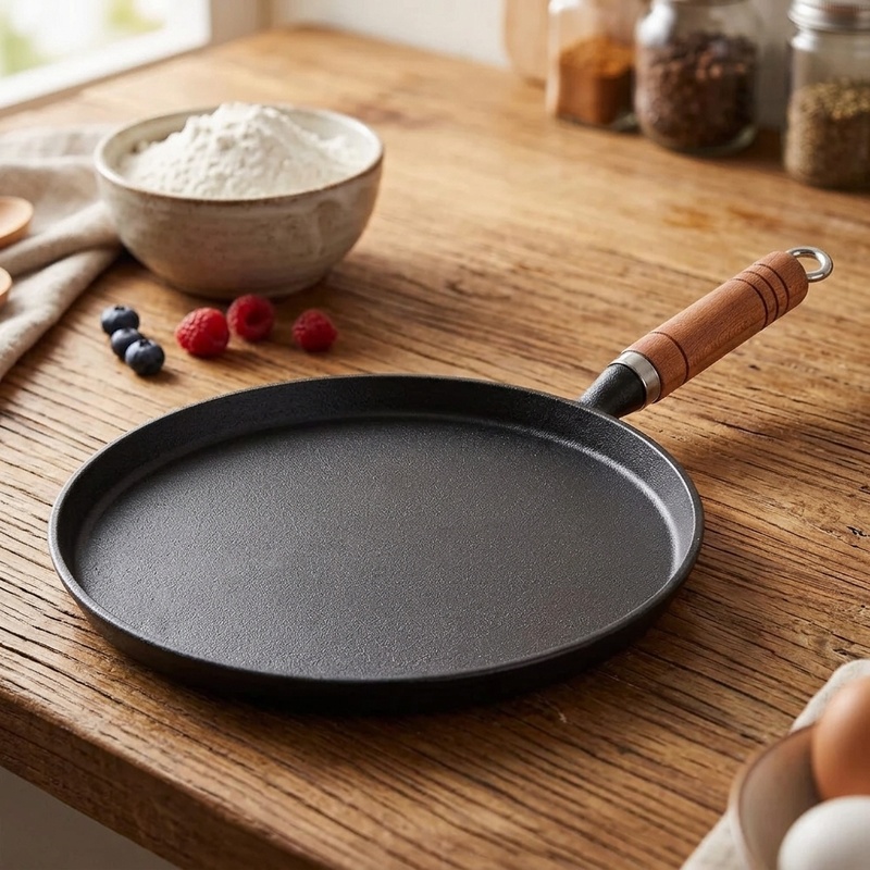 Cast Iron Skillet - 20/23/26cm Dökme Demir Kızartma Tavası Kaplamasız