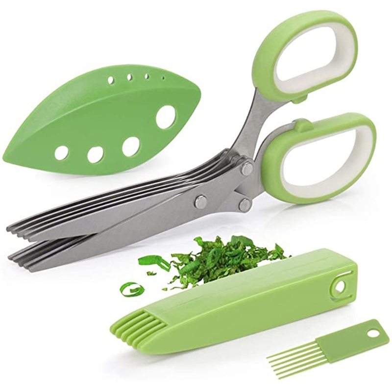 Herb Scissors 5 Blade - 5 Bıçaklı Bitki Makası Mutfak Gereçleri