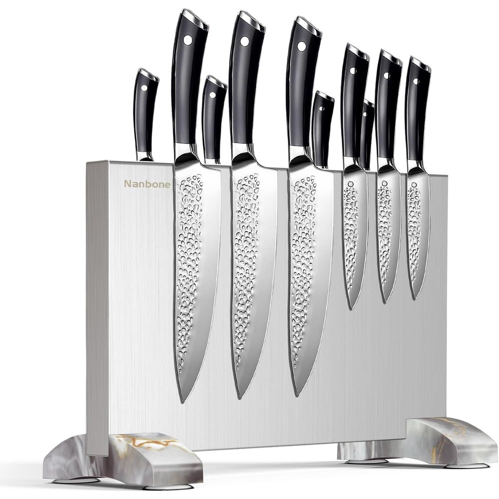 Magnetic Knife Strip - Bıçaksız Manyetik Blok Standı Çift Taraflı