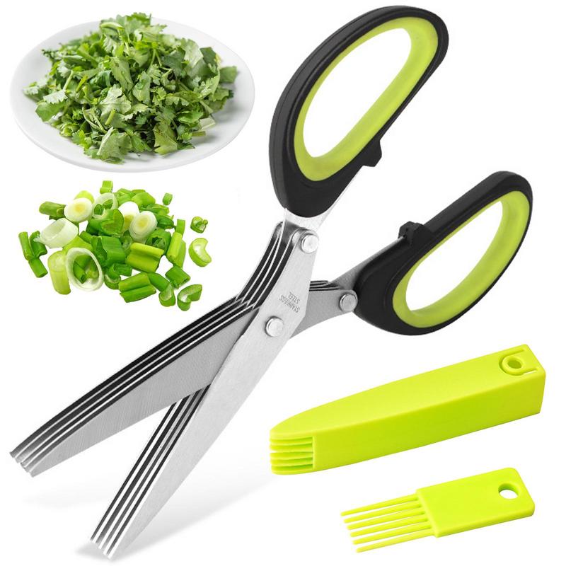 Herb Scissors 5 Blade - Çok Katmanlı Makas Mutfak Makası 5