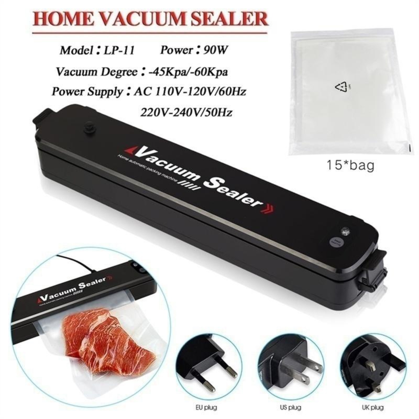 Otomatik Vakumlu Ambalaj Makin - Kitchen Gadgets Men incelemesi ve fiyatı