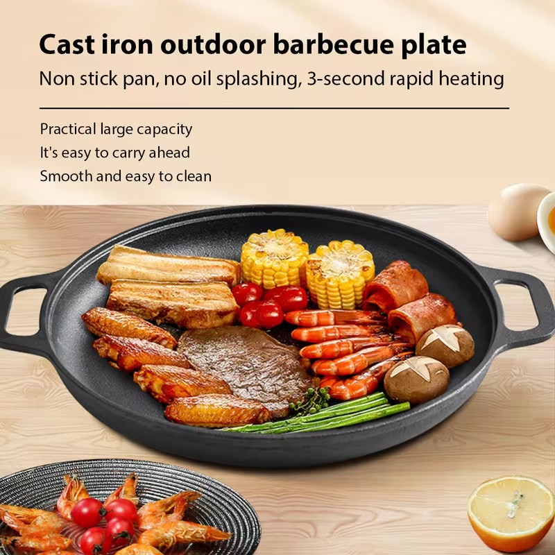 Yapışmaz Yüzeyli Ağır Hizmet T - Cast Iron Skillet incelemesi ve fiyatı