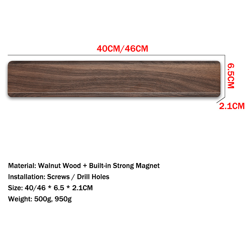 Ceviz Ağacı Güçlü Manyetik Bıç - Magnetic Knife Strip incelemesi ve fiyatı