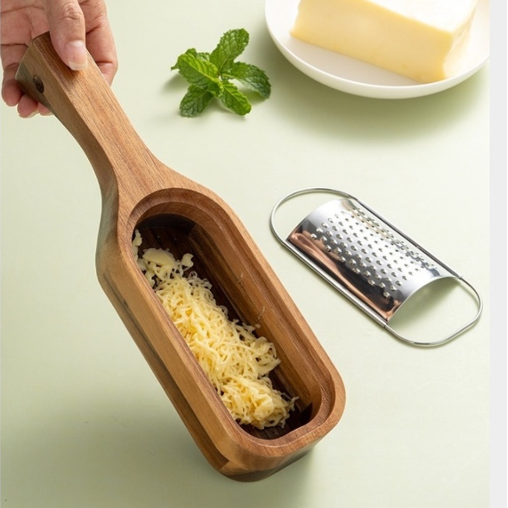 Ahşap Saplı Paslanmaz Çelik Pe - Cheese Grater Box incelemesi ve fiyatı