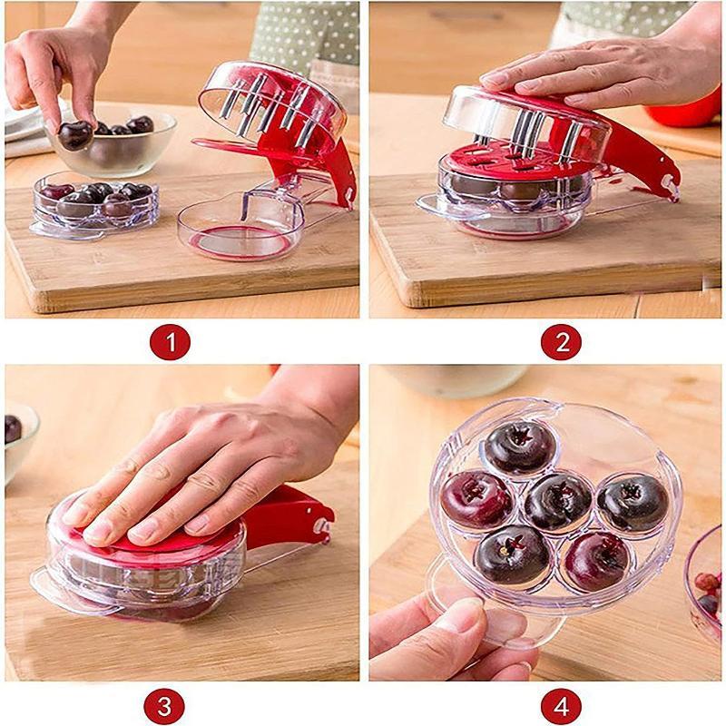 Kiraz Çekirdek Çıkarma Aleti 6 - Cherry Pitter Tool incelemesi ve fiyatı