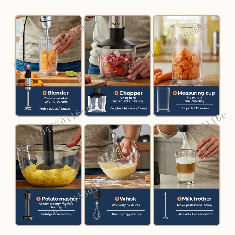 6'sı 1 arada 1200W Güçlü El Bl - Immersion Blender Stick incelemesi ve fiyatı
