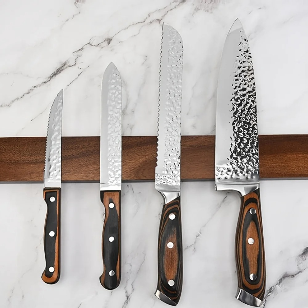 Ceviz Ağacı Bıçak Tutucu - 16  - Magnetic Knife Strip incelemesi ve fiyatı