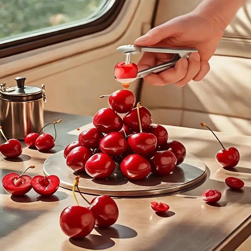 /KQM/Paslanmaz Çelik Kiraz Çek - Cherry Pitter Tool incelemesi ve fiyatı