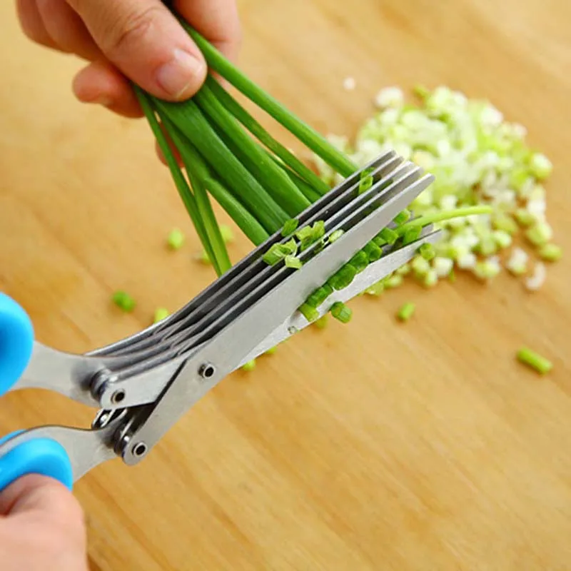 5 kat Bıçak Yeşil Soğan Makas  - Herb Scissors 5 Blade incelemesi ve fiyatı