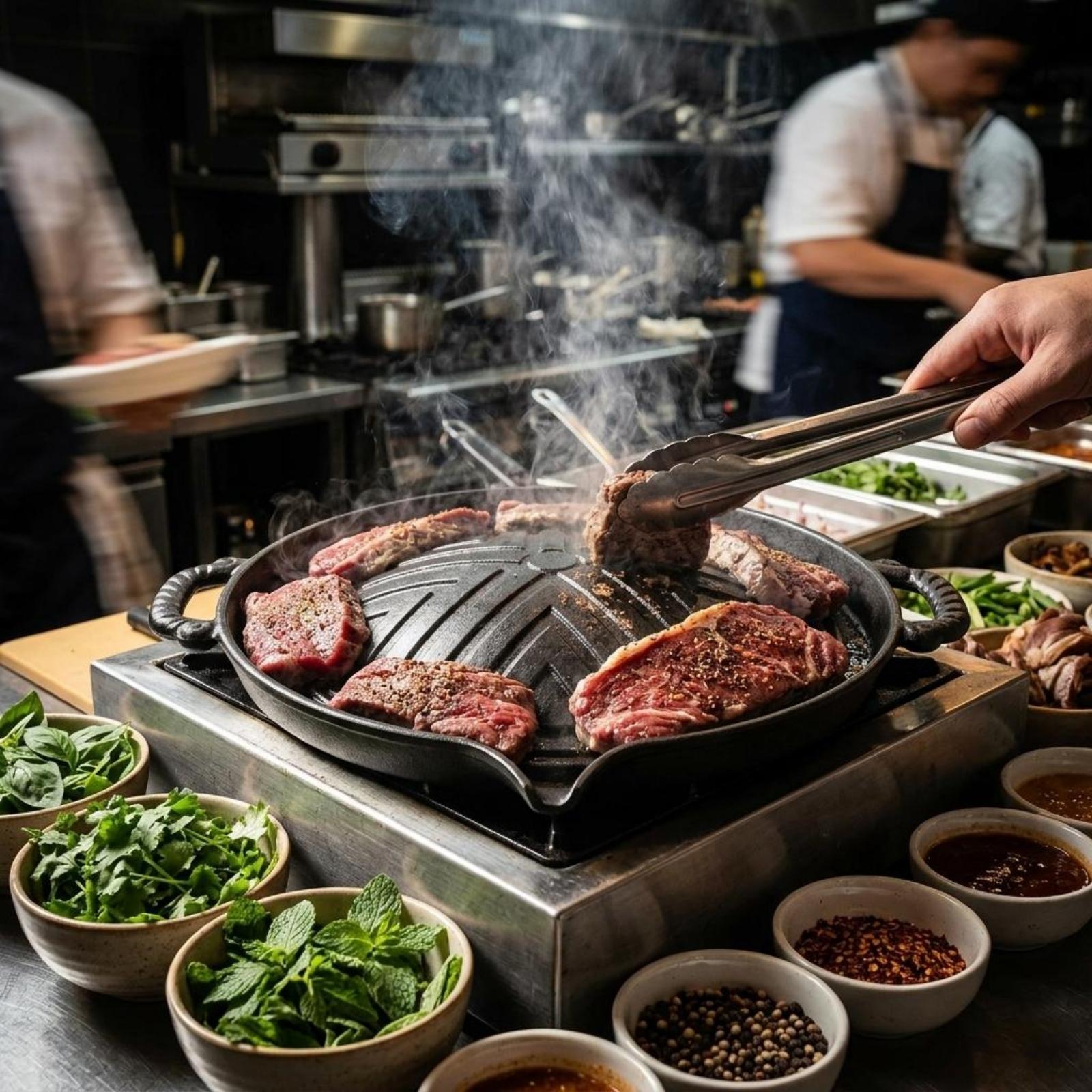 Ağır Dökme Demir Oval Izgara T - Cast Iron Skillet incelemesi ve fiyatı