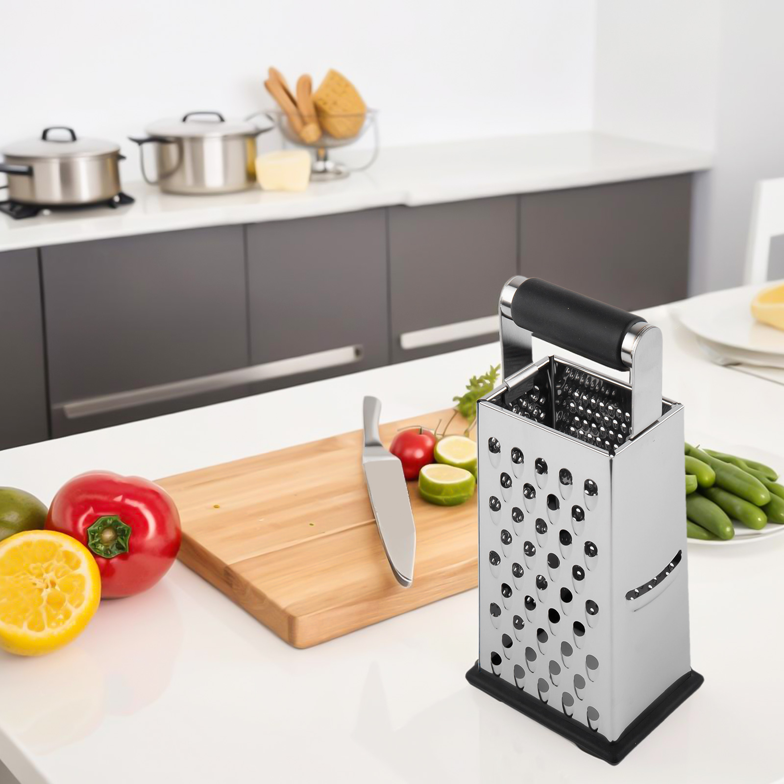 4 Taraflı Paslanmaz Çelik Kutu - Cheese Grater Box incelemesi ve fiyatı