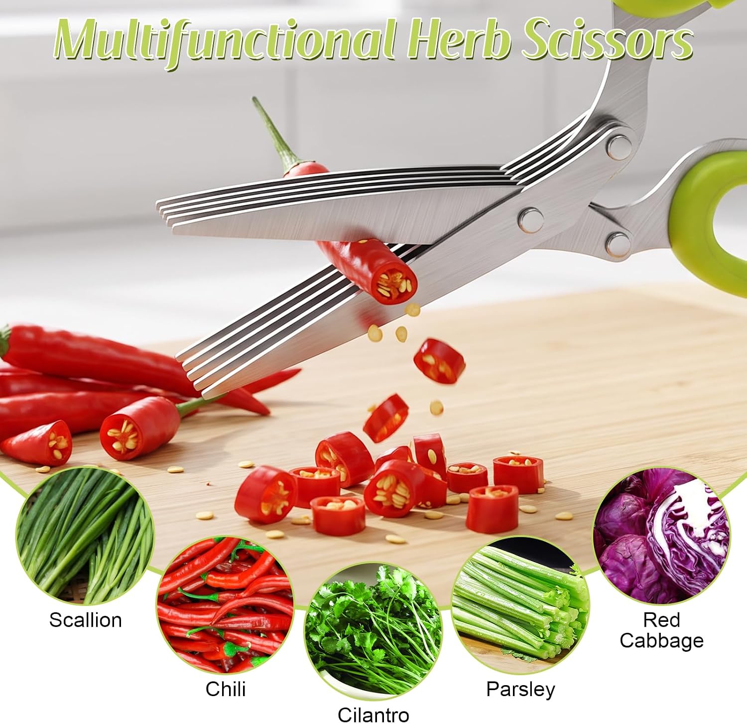 2027 Yeni Bitki Makası, 5 Kalı - Herb Scissors 5 Blade incelemesi ve fiyatı