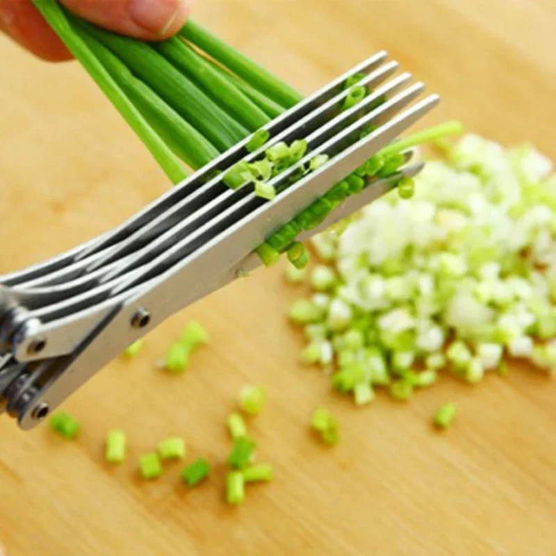 5 Bıçaklı Mutfak Makası Yeşil  - Herb Scissors 5 Blade incelemesi ve fiyatı